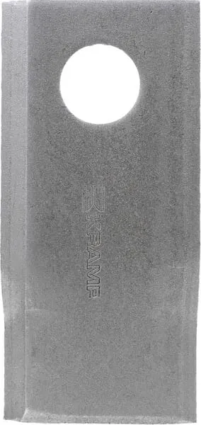 Nůž rotační sekačky rotace vpravo 102 x 48 x 4 mm; otvor Ø 19 mm; vhodný pro Fella; 25 ks/bal.