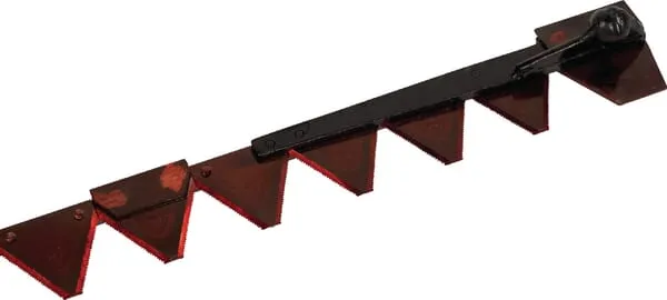 Žací kosa dole ozubená