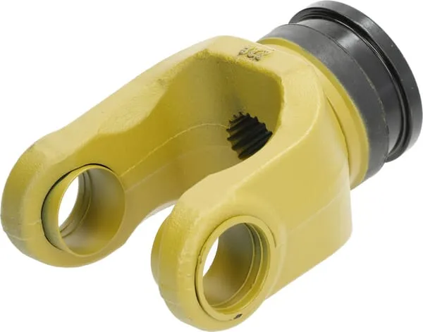 Yoke, Clamp bolt, 1-3/8"-21 spline, T90/V90 Comer