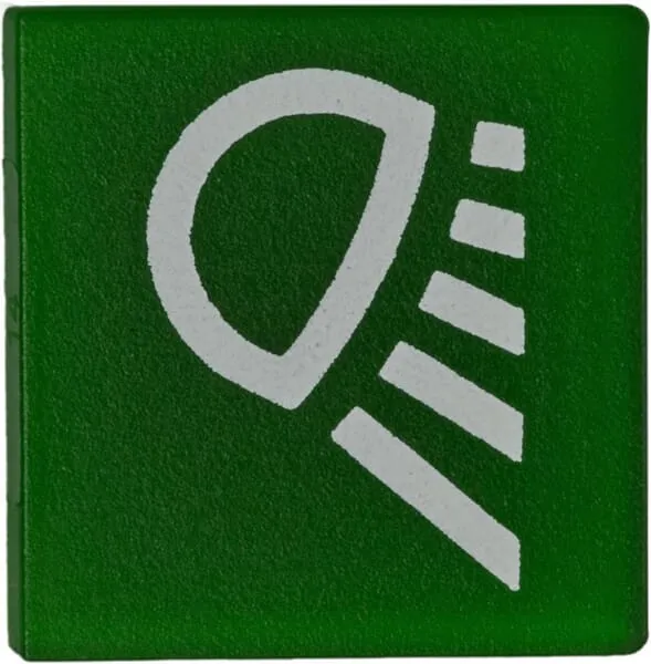 Symbol pracovního osvětlení, zelený, SWF