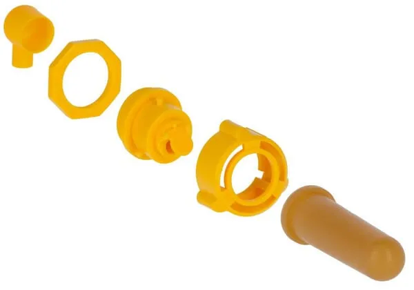 Hygienický ventil s latexovým dudlíkem