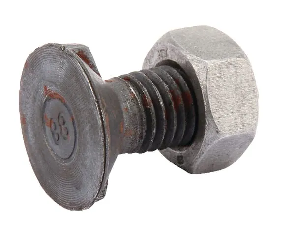 Pluhový šroub se 2 nosy M14x35 + matice