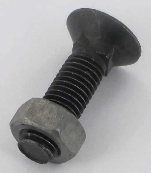 Pluhový šroub s 4hr. M14x50 + matice