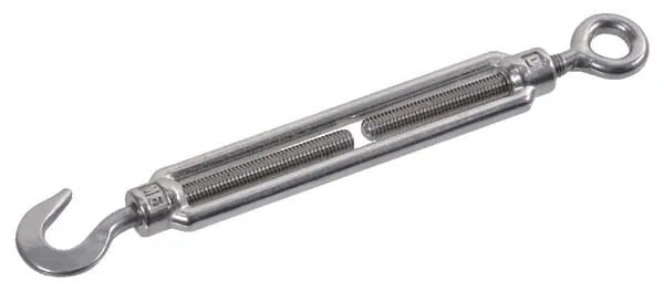 DIN 1480 Napínáky s hákem a okem V4A