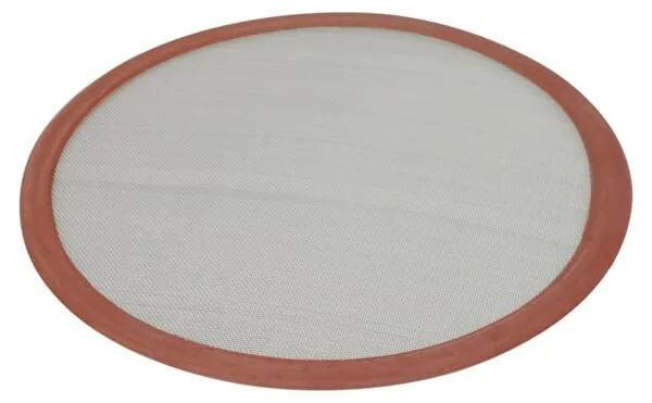 Velký cedník s hustou vložkou, chromoniklový, Ø 0,63 mm