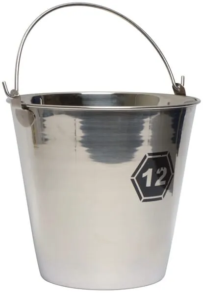 Kbelík nerezový, 12 l