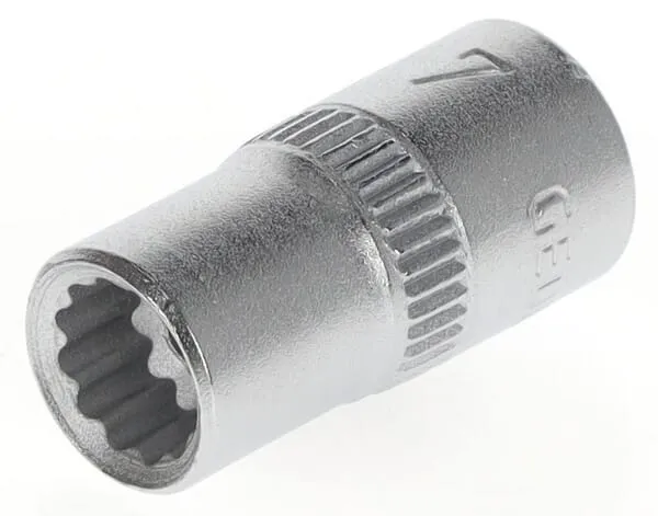 20 Nástrčné klíče 1/4", 12hranné, palcové