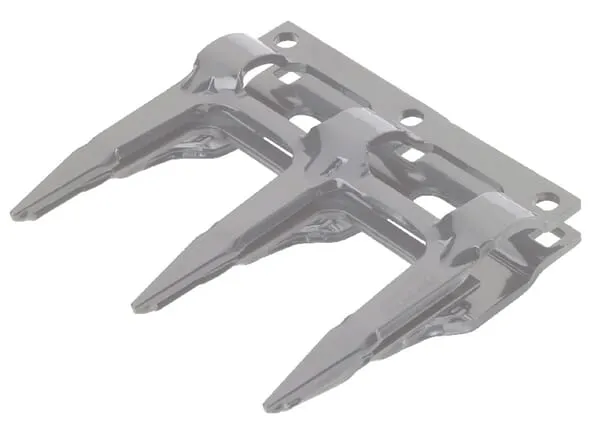 Trojitý prst, 17mm, šedá