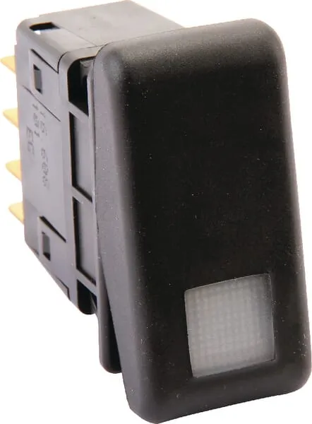 Kolébkový spínač, I-II, zapnuto-zapnuto, 5pólový