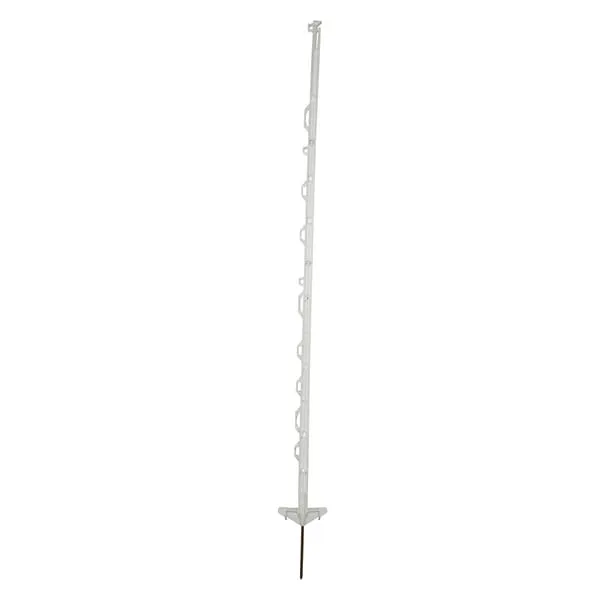 Plotový sloupek, polypropylen, standardní, 120 cm, bílý DS (10 ks)