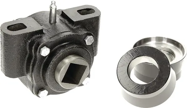 Ložisková jednotka na čtvercovou hřídel 30x30