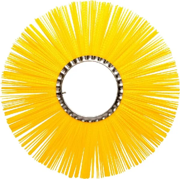 Kotoučový kartáč poly 600 x 7" / 180 žlutá Ø 2.2mm