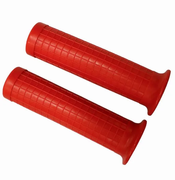 Handle grips for wheel barrows