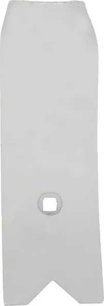 Odváděcí plech 310x100 mm, zahnutý, 1 otvor, vhodný pro Unia