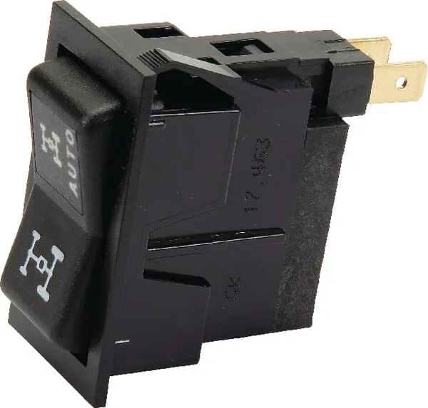 Kolébkový spínač, (I)-0-(II), 6pólový, 4WD