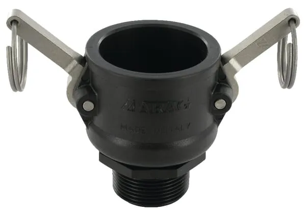 Spojka Camlock typ B 1 1/2" vnější závit 1 1/4", polypropylen