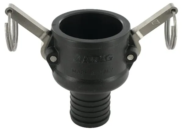 Spojka Camlock typ C 1 1/2" s vnitřní hadicovou koncovkou, polypropylen