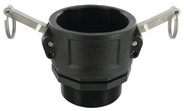 Spojka Camlock typ B 3" vnější závit, polypropylen