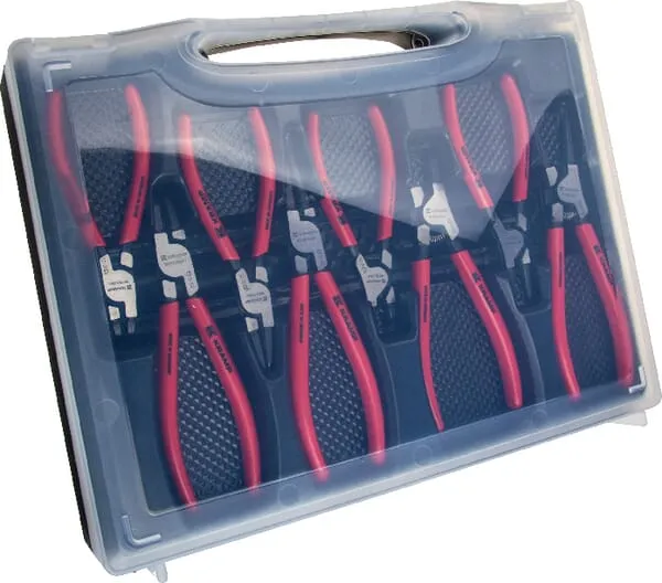 Sada kleští na pojistné kroužky