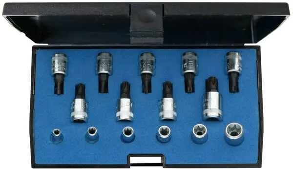 20 ITX Sada nástrčných klíčů 1/4" 15 dílná torx