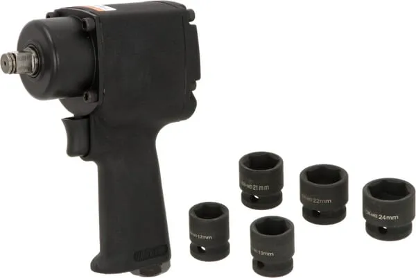 Sada pneumatických rázových utahováků 1/2“, 680 Nm