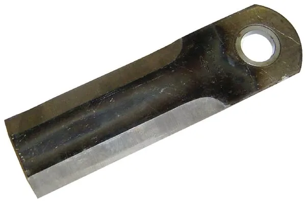 Nůž rotačního drtiče slámy 175 x 50 x 4,5 mm, Ø 20 mm