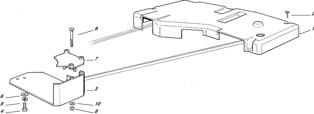 Řezací lišta pro Castelgarden typ 102-122 / 102-122 Hydro - r.v. 1997