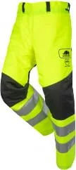 Protipořezové návleky na kalhoty Roadrunner Flash, žlutá/černá, vel. M