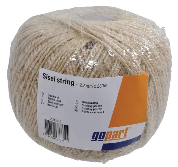Sisalový provaz 2,5 mm x 280 m