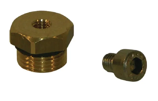 Závěrný šroub + odvzdušnění