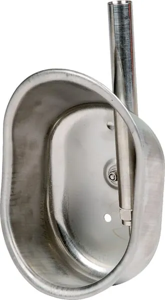 Miskové napáječky, nerezová ocel, oválné