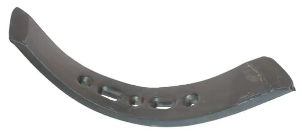 Radlice kultivátoru 450x70x15 mm, otočná right tvrzená, zahnutá, 5 otvorů, vhodná pro Väderstad