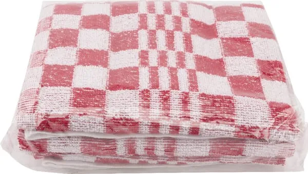 Utěrka/ručník froté 50x50 červená, 3 ks