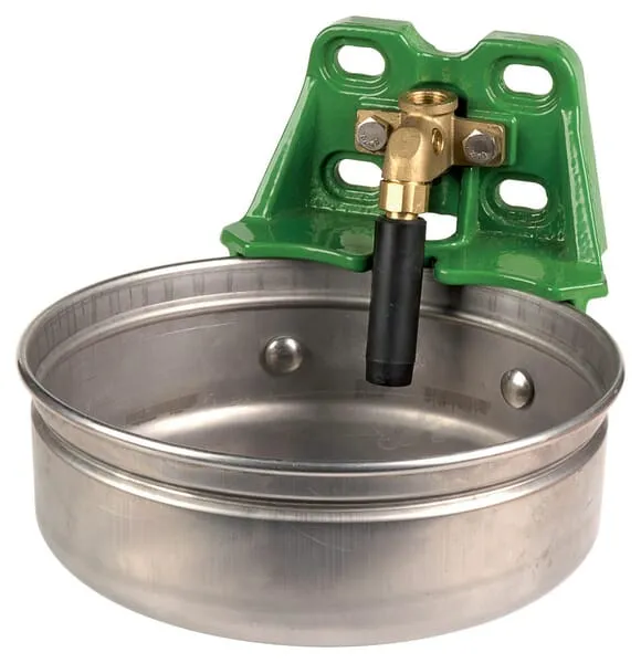 Misková napáječka s trubkovým ventilem, nerez