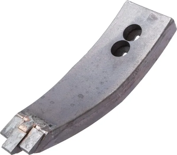 Radlice kultivátoru 270x81 mm tvrzená, zahnutá, 2 otvory, vhodná pro Väderstad