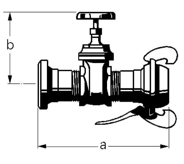 Mosazné šoupátko 89mm