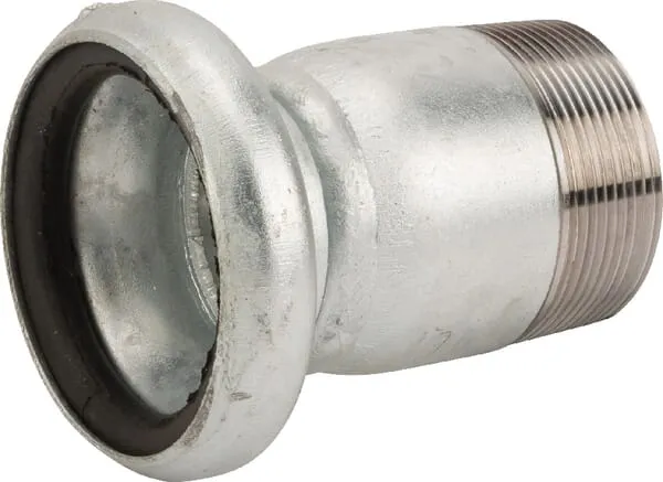 Spojka, vnitřní 2" - 2" vnější závit, vhodné pro Bauer, Kramp