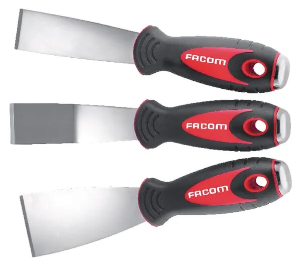 235.J1 3 dílná sada nerezových špachtlí