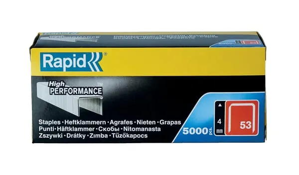 Nýty typu 53 pro ruční sponkovače