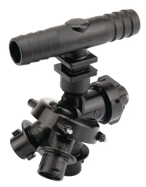 Držák trysek trojitý s objímkou 3/4"