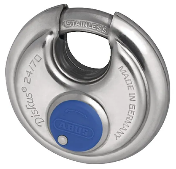 Visací zámek Diskus 24 IB, nerezová ocel