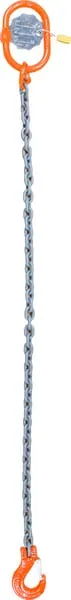 REMA-10 zvedací řetěz, jednoduchý, s řetězovým hákem