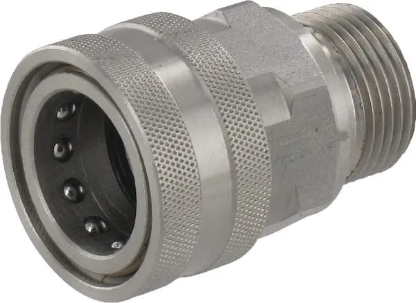 Rychlospojky z nerezové oceli (systém Suttner), vnější závit