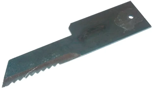 Nůž drtiče slámy 198 x 50 x 3 mm, Ø 13 mm