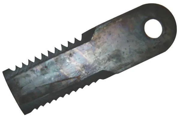 Nůž rotačního drtiče slámy 170 x 50 x 5 mm, Ø 18 mm