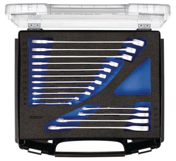 1101-7-7 R Sada očkoplochých kombinovaných klíčů, v kufru i-BOXX®, 15dílná