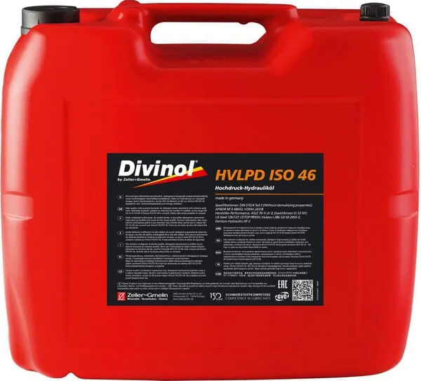 Hydraulický olej HVLPD ISO 46 Divinol