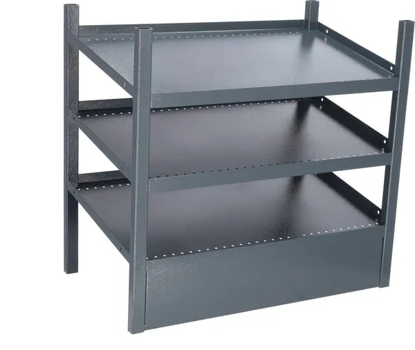 Spodní policový modul se 3 nakloněnými policemi