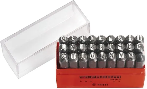 Šablony písmen 4 mm 26ks