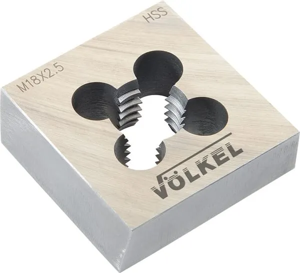 Závitořezné očko čtyřhranné HSS 1/2" UNC